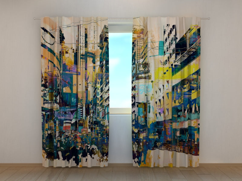 Fotogardine Abstraktes New York