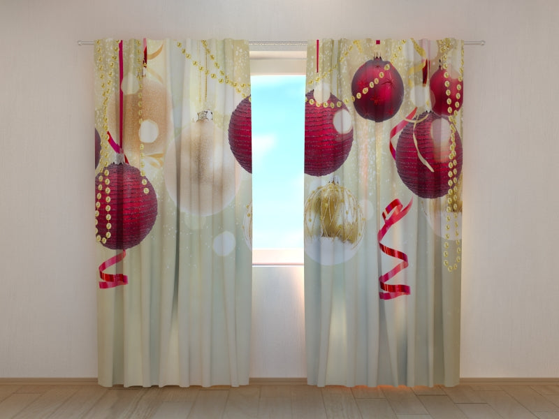 Fotogardine Weihnachtsglanz