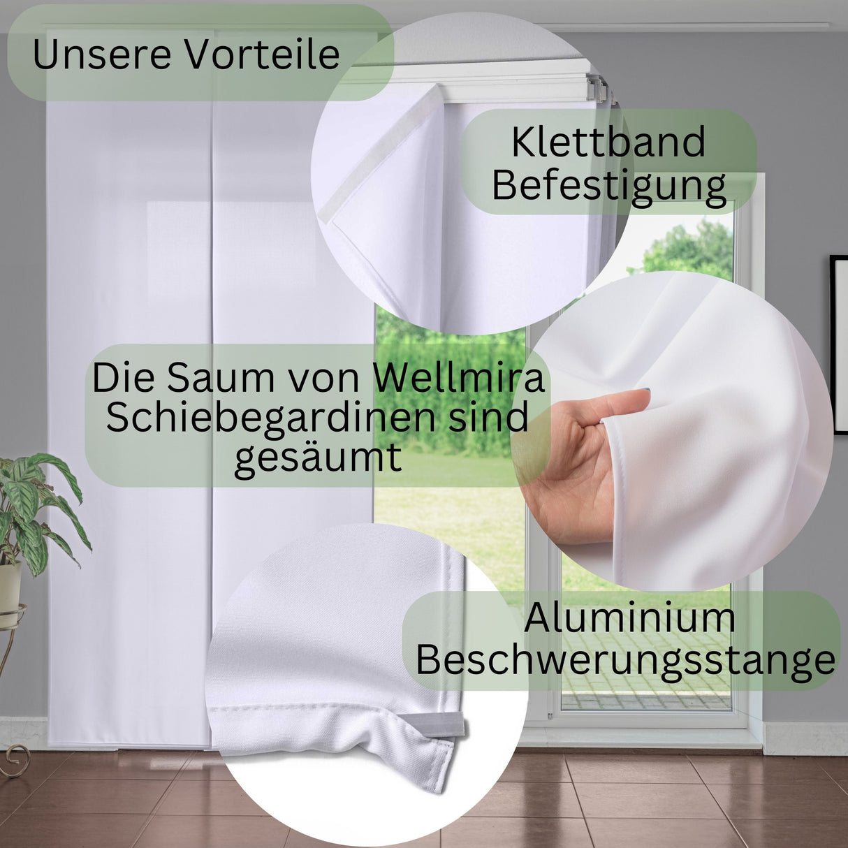 Schiebegardinen Sonnige Straße