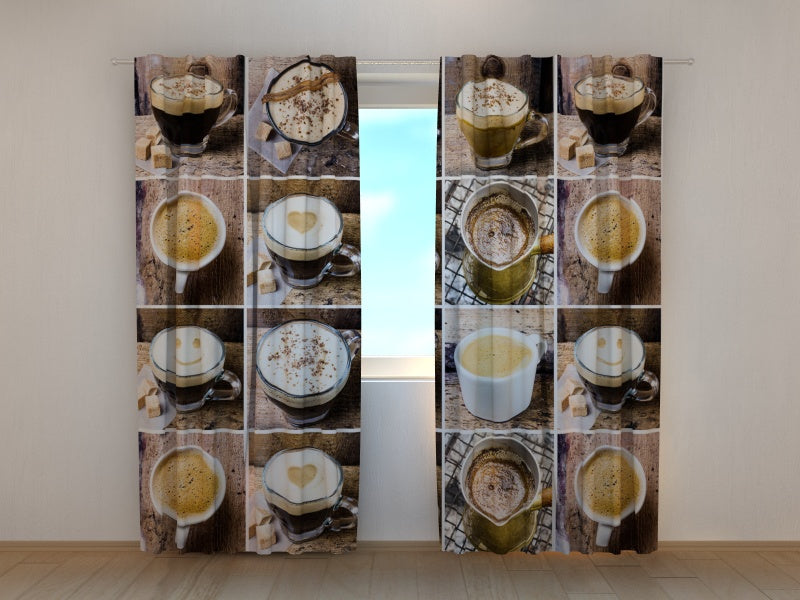 Fotogardine Aromatisierter Kaffee