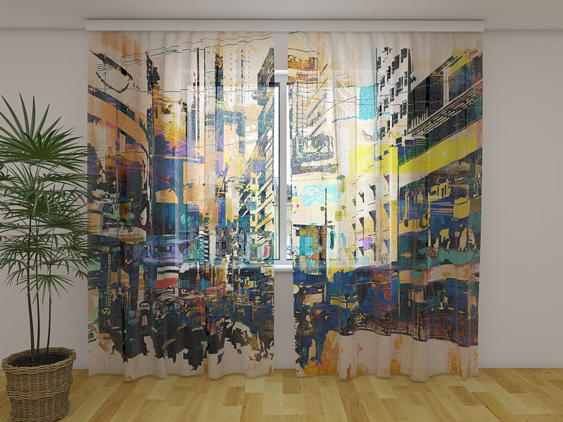 Fotogardine Abstraktes New York