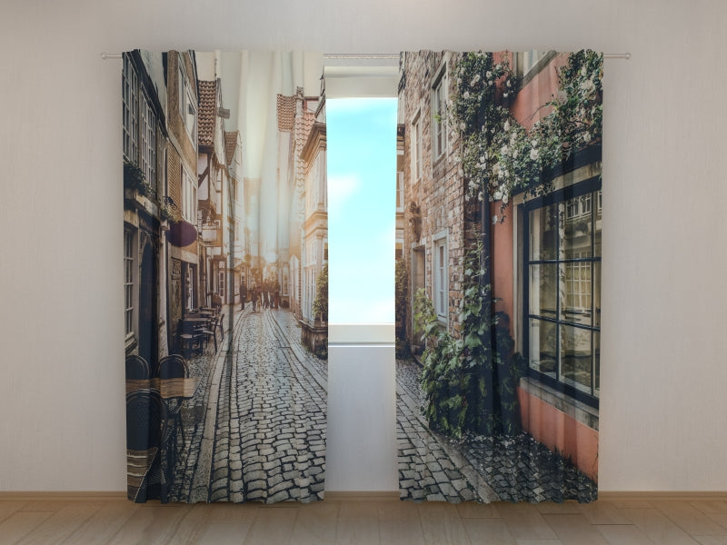 Fotogardine Altstadt bei Sonnenuntergang