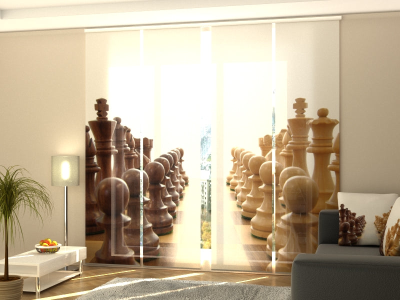 Schiebegardinen Schachkräfte
