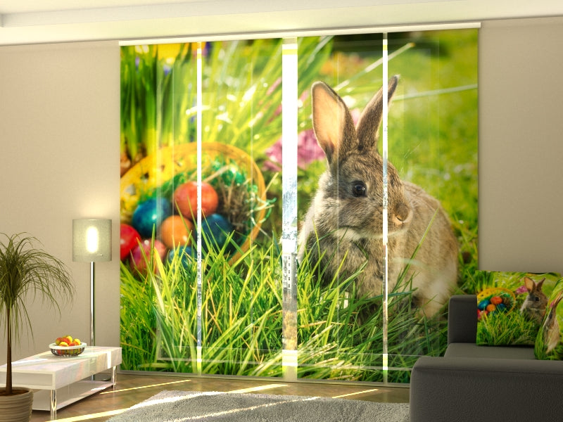Schiebegardinen Osterhase