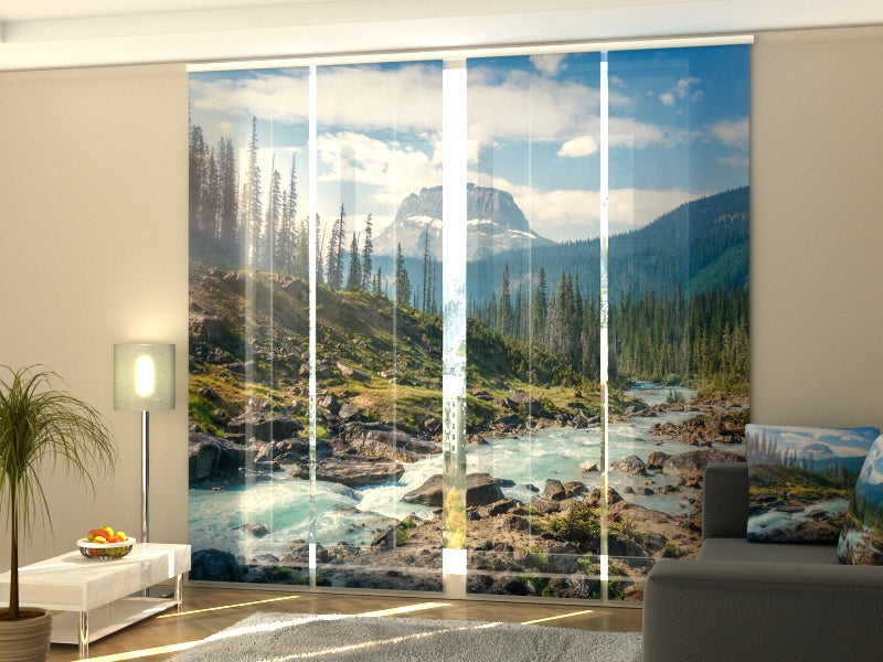 Schiebegardinen Mistaya-Fluss