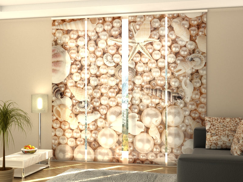 Schiebegardinen Perlen