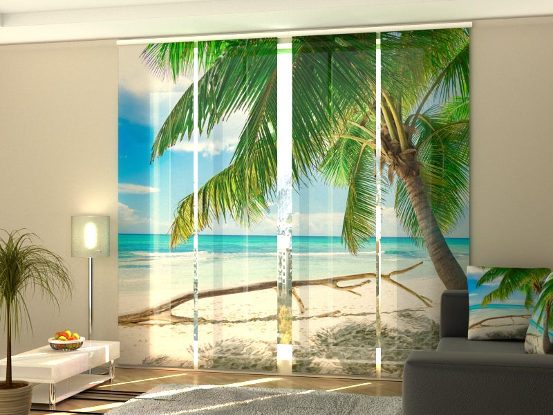 Schiebegardinen Sonniger Tag auf dem Meer