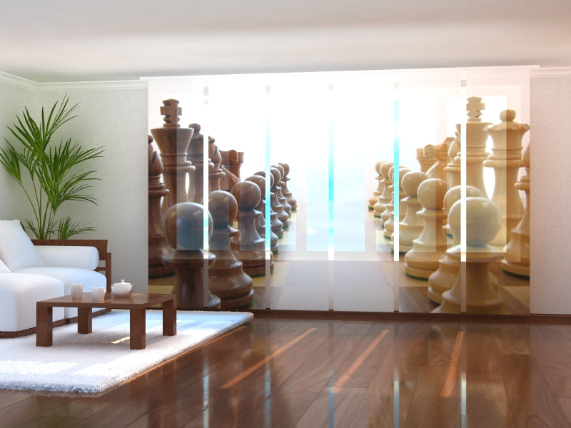 Schiebegardinen Schachkräfte