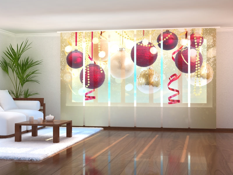 Schiebegardinen Weihnachtsglanz