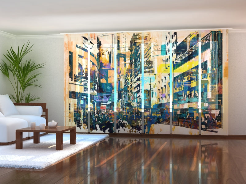 Schiebegardinen Abstraktes New York