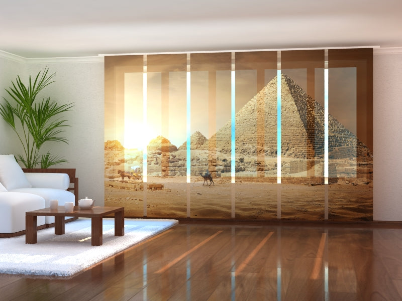 Schiebegardinen Ägyptische Pyramiden