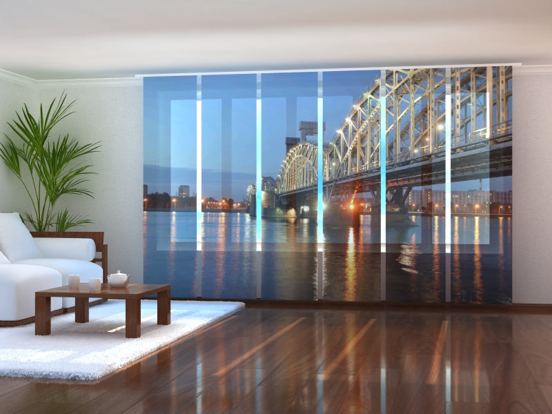 Schiebegardinen Finnland-Eisenbahnbrücke