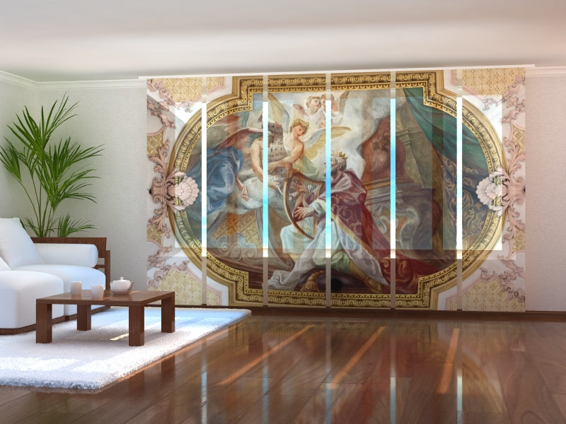 Schiebegardinen Fresko in der Peterskirche