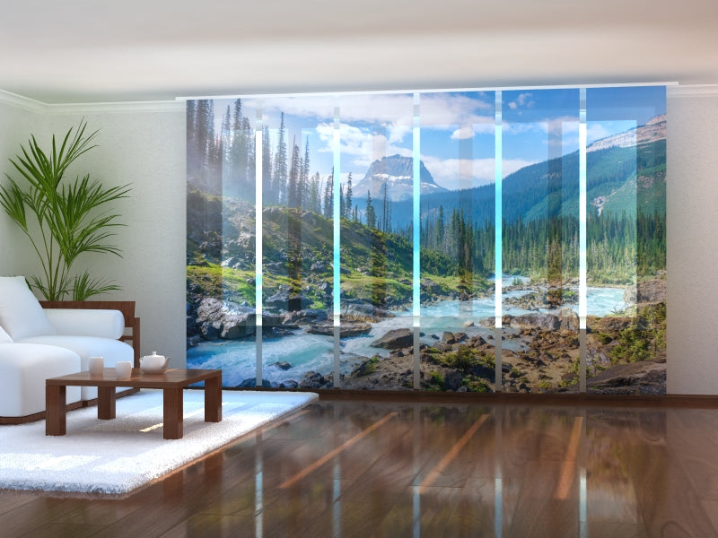 Schiebegardinen Mistaya-Fluss