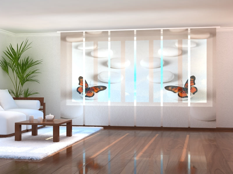 Schiebegardinen Zen-Schmetterling