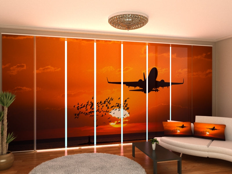 Schiebegardinen Flug