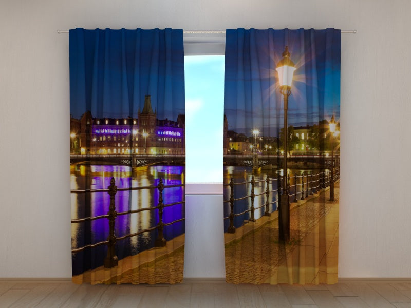 Fotogardine Stockholmer Strandpromenade