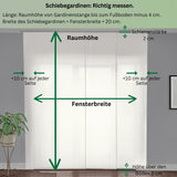 Schiebegardinen Nebel, Sterne und Komet im Weltraum