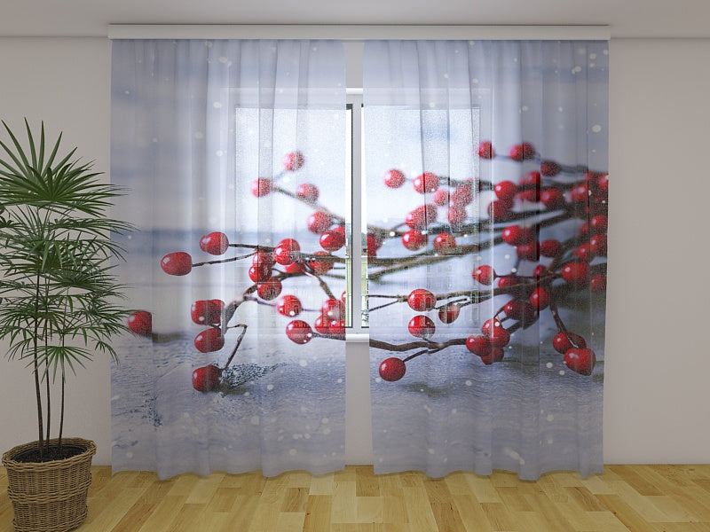 Fotogardine Weihnachtsdekoration