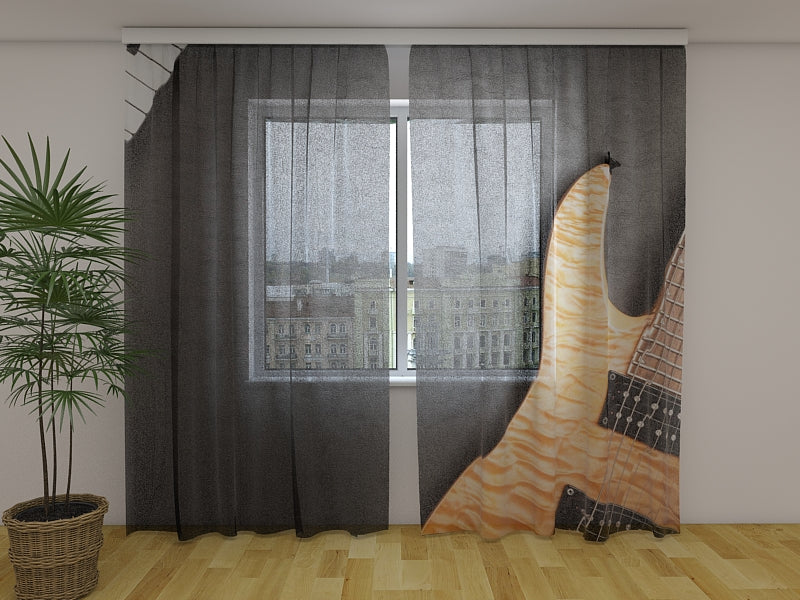 Fotogardine Im Rhythmus der Musik