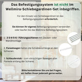 Schiebegardinen Weiße Weihnachtsbäume