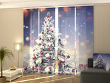 Schiebegardinen Geschmückter Weihnachtsbaum