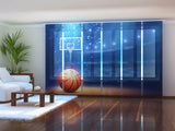 Schiebegardinen Basketball-Arena und Ball