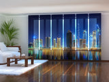 Schiebegardinen Blick auf die Business Bay von Dubai
