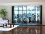 Schiebegardinen Blick auf New York