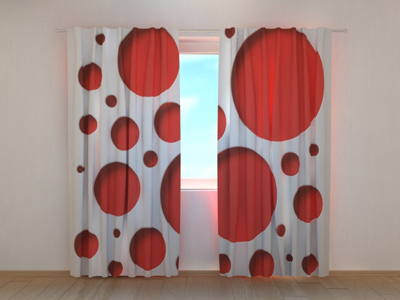 Fotogardine Roter Stil